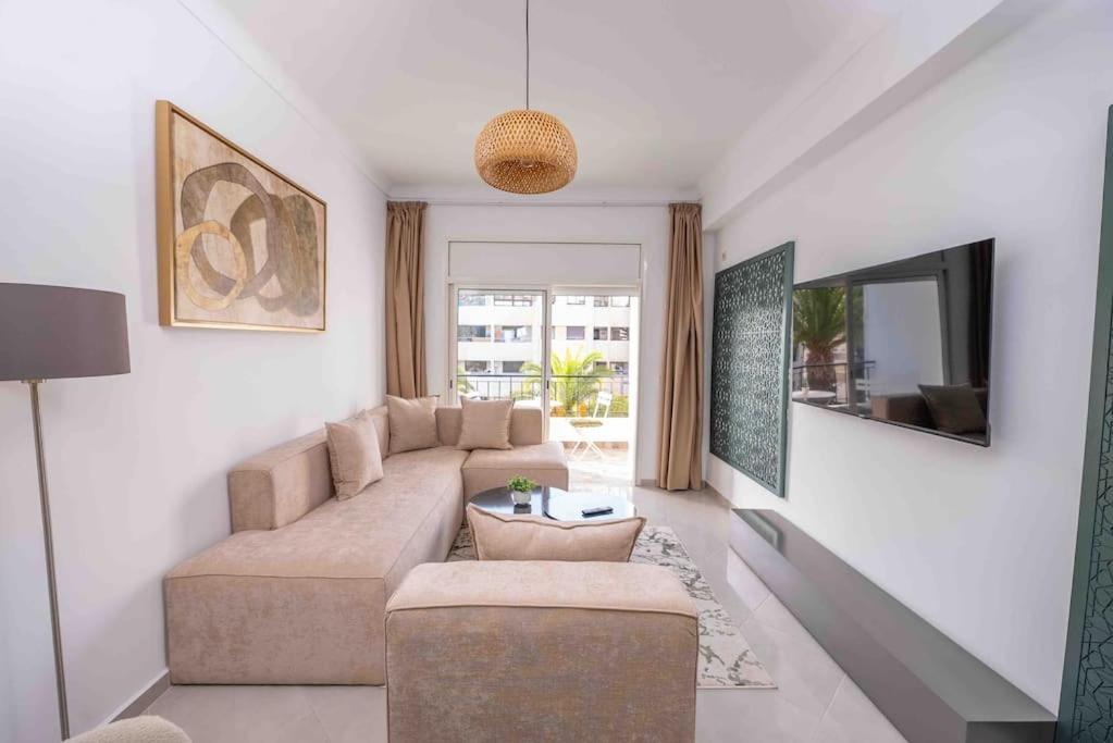 Tradition Meets Modern: 2Br Flat In Rabat Hassan 外观 照片