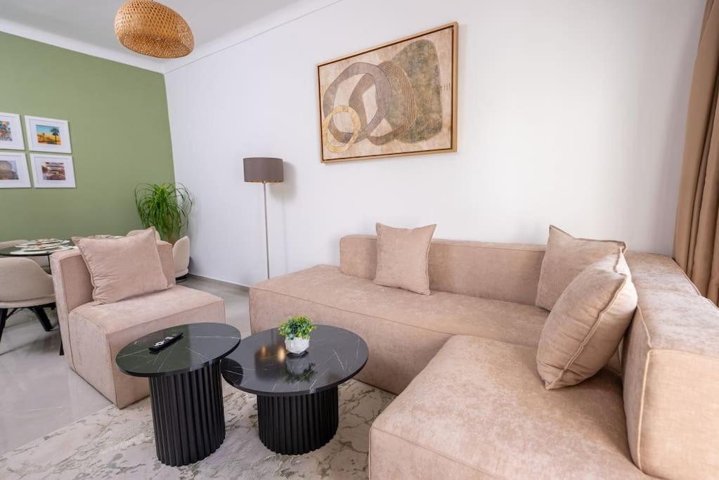 Tradition Meets Modern: 2Br Flat In Rabat Hassan 外观 照片