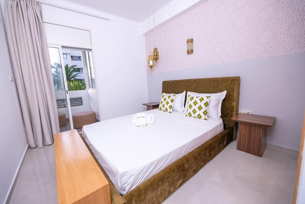 Tradition Meets Modern: 2Br Flat In Rabat Hassan 外观 照片
